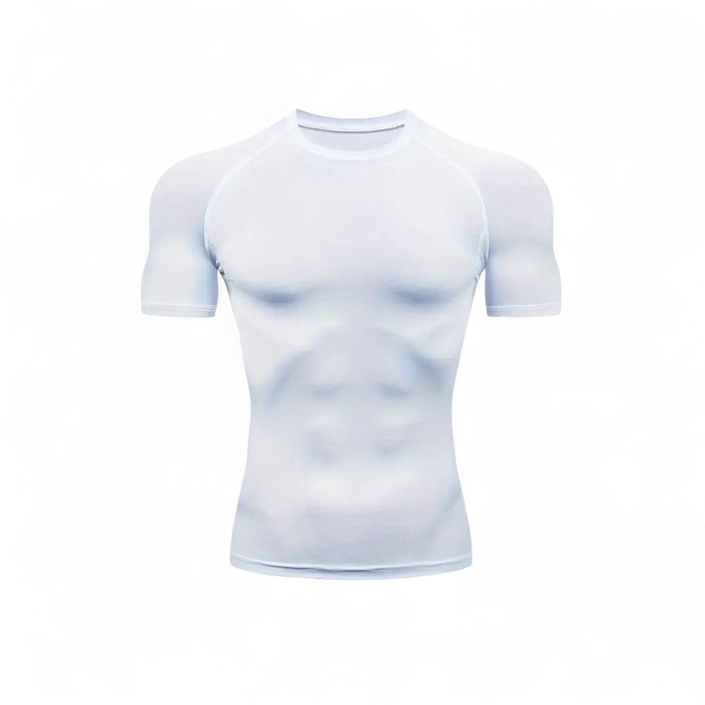 MaxFit Herren Kompressionsshirt Hohe Elastizität Atmungsaktiv Bequem und Stylisch