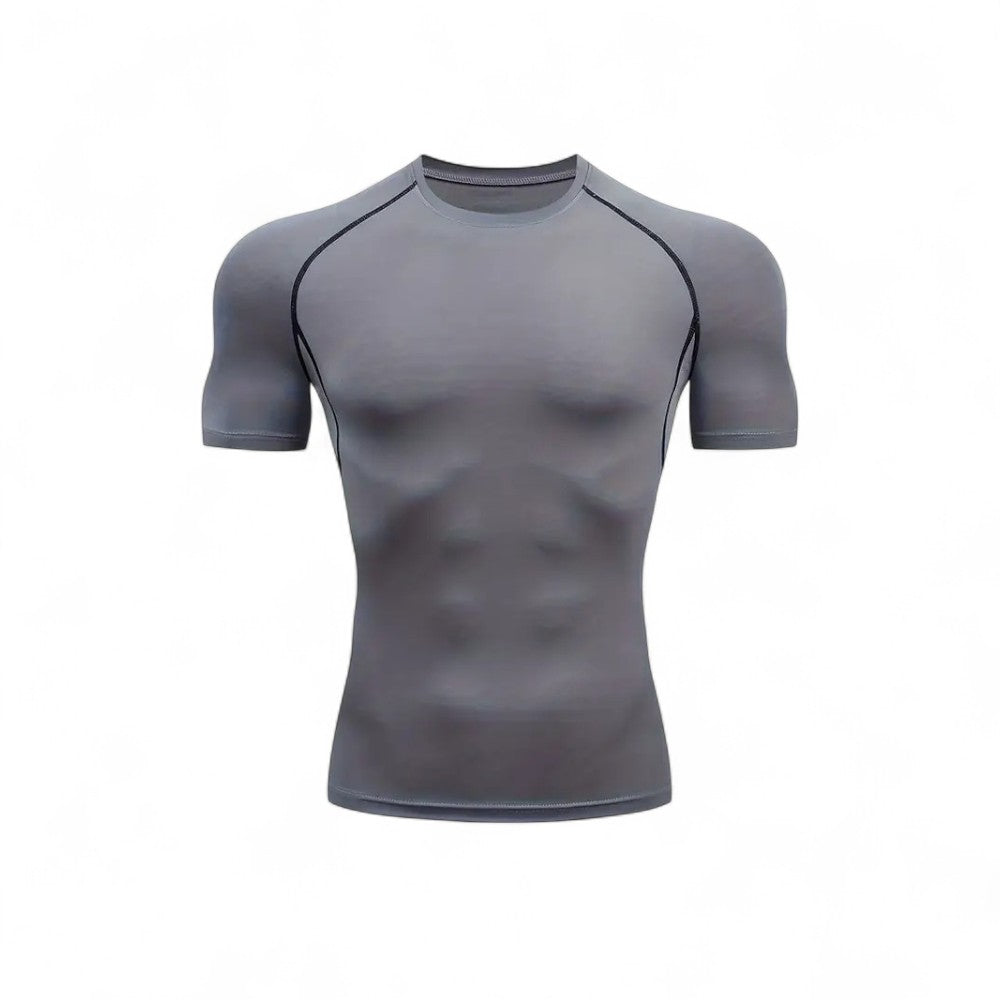 MaxFit Herren Kompressionsshirt Hohe Elastizität Atmungsaktiv Bequem und Stylisch