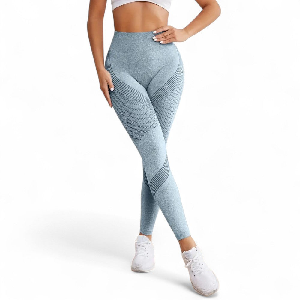 FlexFit Damen Leggings Hohe Taille Nahtlos Schnell Trocknend Bequem und Langlebig