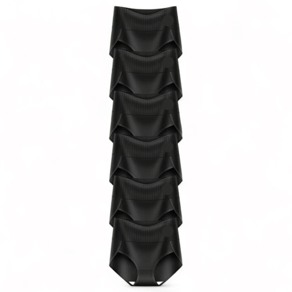 6er Set EssenceFit Damen Slip Hohe Taille Bauchkontrolle