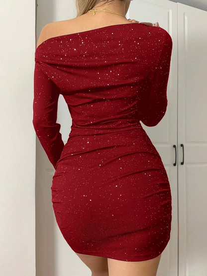 Kurzes Asymmetrisches Damenkleid Asym Belle