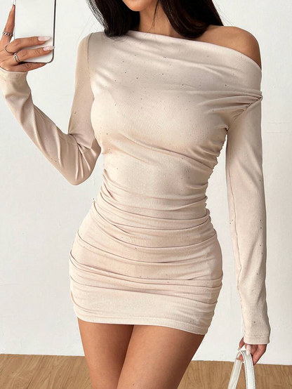 Kurzes Asymmetrisches Damenkleid Asym Belle