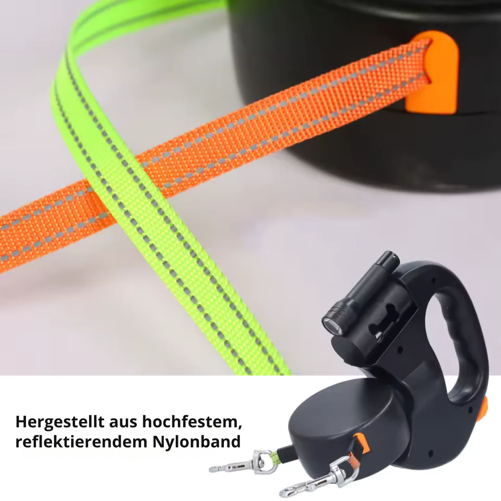 Duo Anti-Tangle Leash PetSafe Walk – Doppelleine für Haustiere ohne Verheddern, Sicher & Bequem