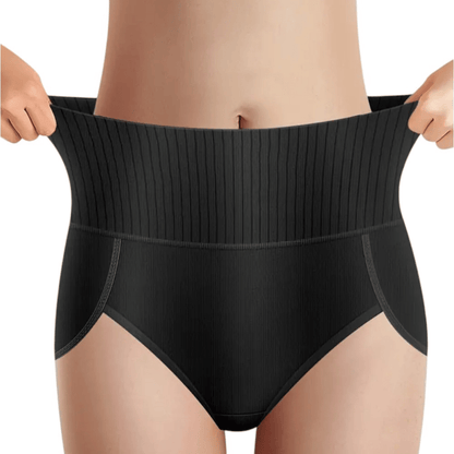 6er Set EssenceFit Damen Slip Hohe Taille Bauchkontrolle