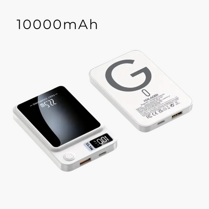 KOILAGER® Magnetische Powerbank 10000mAh Ultradünn 22,5W Schnellladung Wireless LED