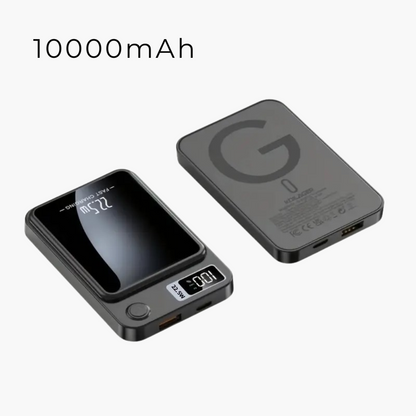 KOILAGER® Magnetische Powerbank 10000mAh Ultradünn 22,5W Schnellladung Wireless LED