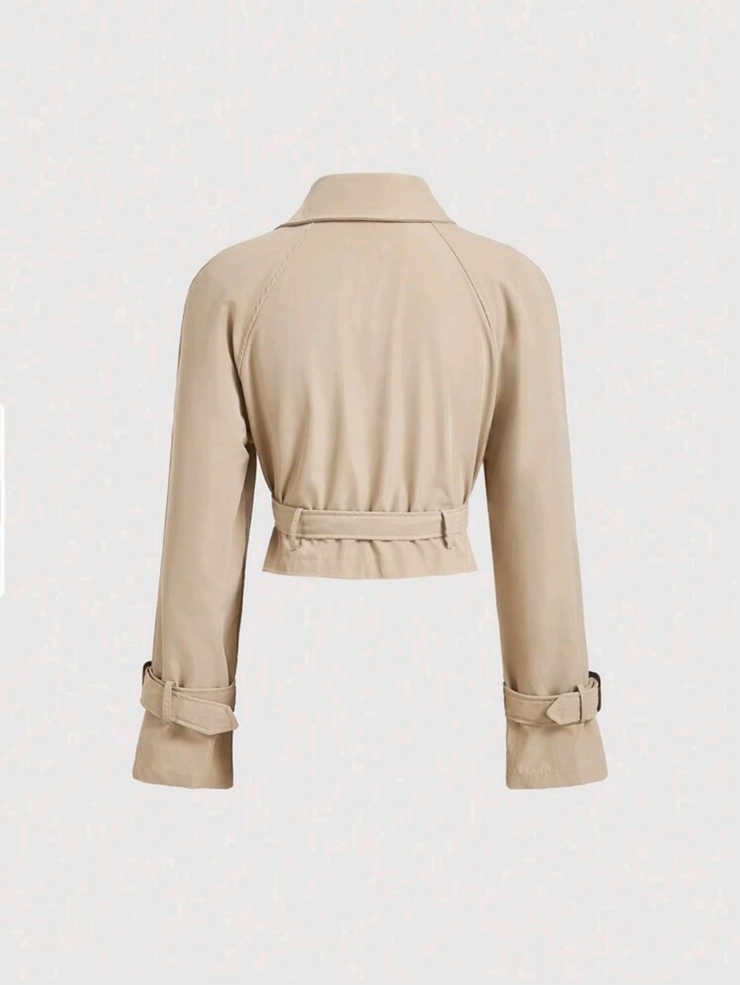 Urban Élégance Damen Trenchcoat Cropped