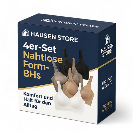 Lagerräumung: 4er-Set Nahtlose Form-BHs für Damen – Zahle 2, Erhalte 4