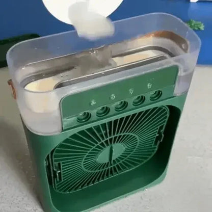 Mini Tischklimatisator 3 in 1 — Tragbarer Luftbefeuchter und Ventilator