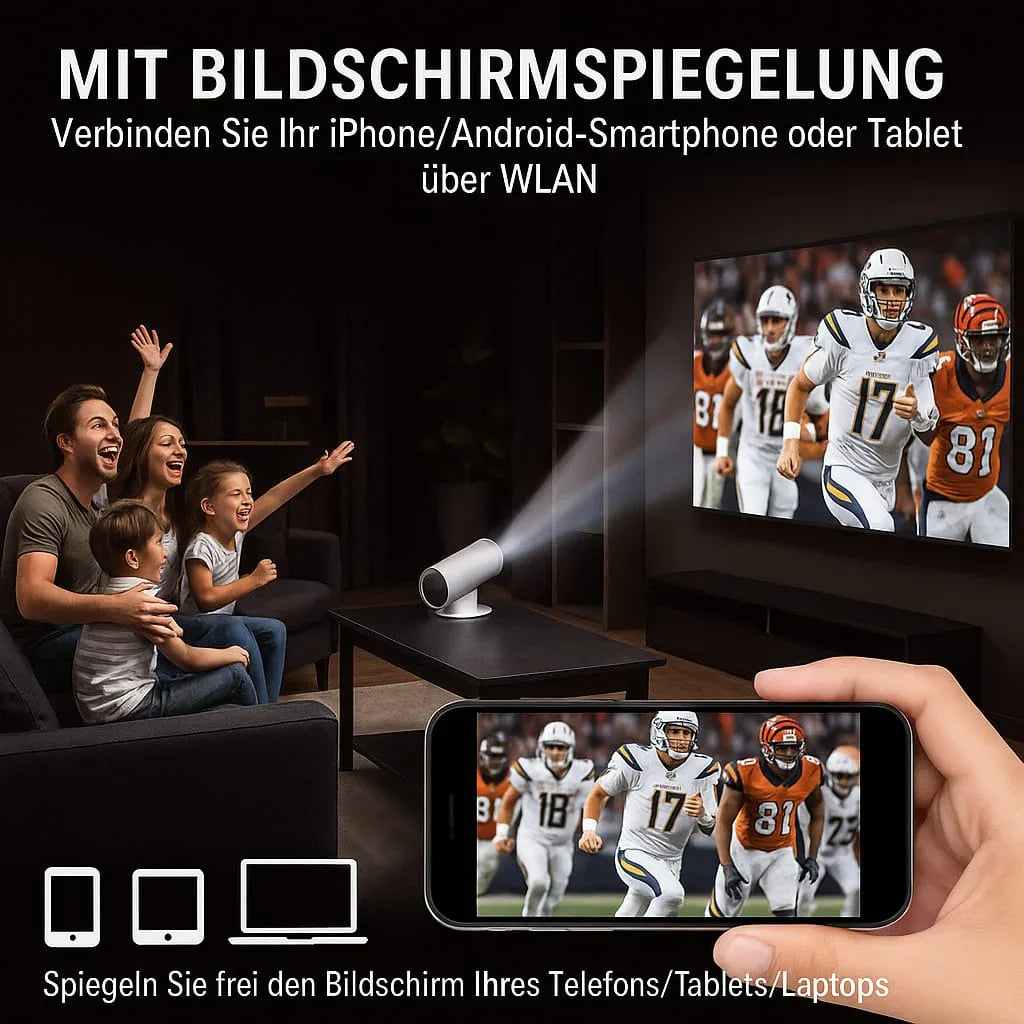 Mini Smart Beamer Magcubic 4K UHD mit Android, Bluetooth und WiFi