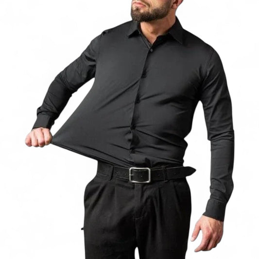 ComfortClean® Herren Businesshemd Anti-Knitter und Fleckenabweisend