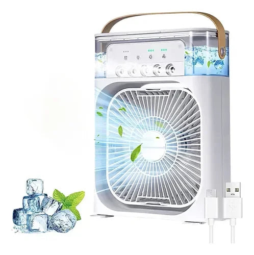 Mini Tischklimatisator 3 in 1 — Tragbarer Luftbefeuchter und Ventilator