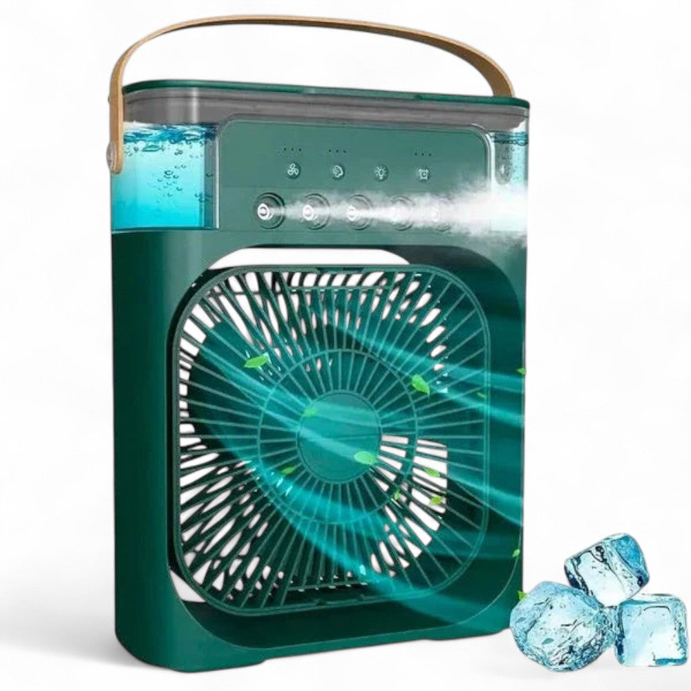 Mini Tischklimatisator 3 in 1 — Tragbarer Luftbefeuchter und Ventilator