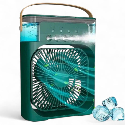 Mini Tischklimatisator 3 in 1 — Tragbarer Luftbefeuchter und Ventilator