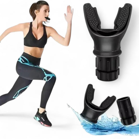 Sportlicher Atemtrainer Pro mit einstellbarem Widerstand