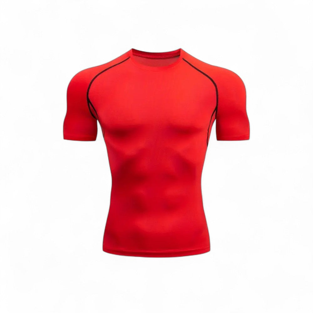 MaxFit Herren Kompressionsshirt Hohe Elastizität Atmungsaktiv Bequem und Stylisch