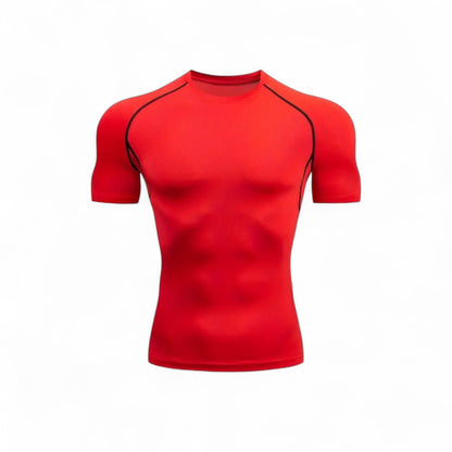 MaxFit Herren Kompressionsshirt Hohe Elastizität Atmungsaktiv Bequem und Stylisch