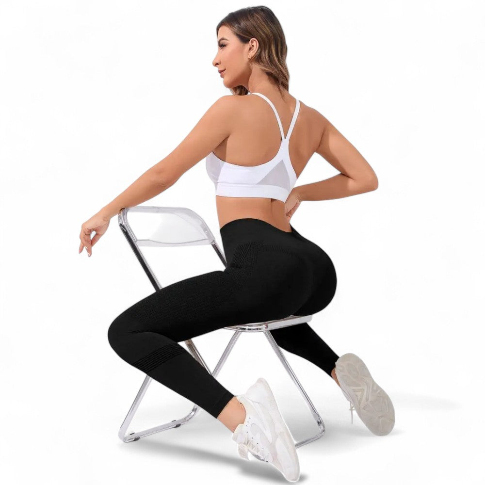 FlexFit Damen Leggings Hohe Taille Nahtlos Schnell Trocknend Bequem und Langlebig