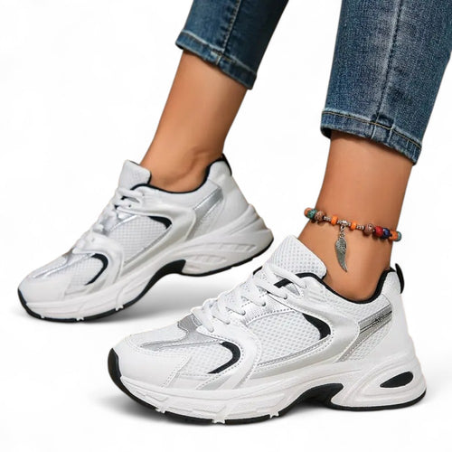 Luma Fashion Damen Sneaker Mesh Atmungsaktiv Bequem und Langlebig