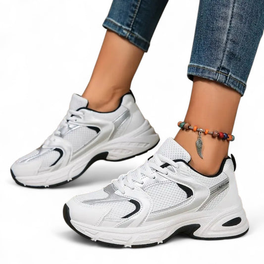 Luma Fashion Damen Sneaker Mesh Atmungsaktiv Bequem und Langlebig