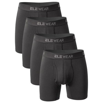4er Set EleWear Herren Unterhose Atmungsaktiv Bequem und Strapazierfähig