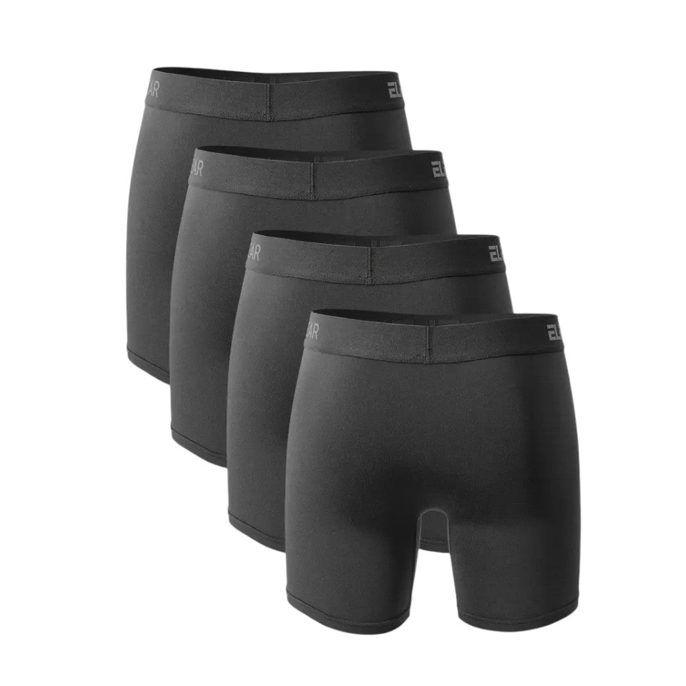 4er Set EleWear Herren Unterhose Atmungsaktiv Bequem und Strapazierfähig
