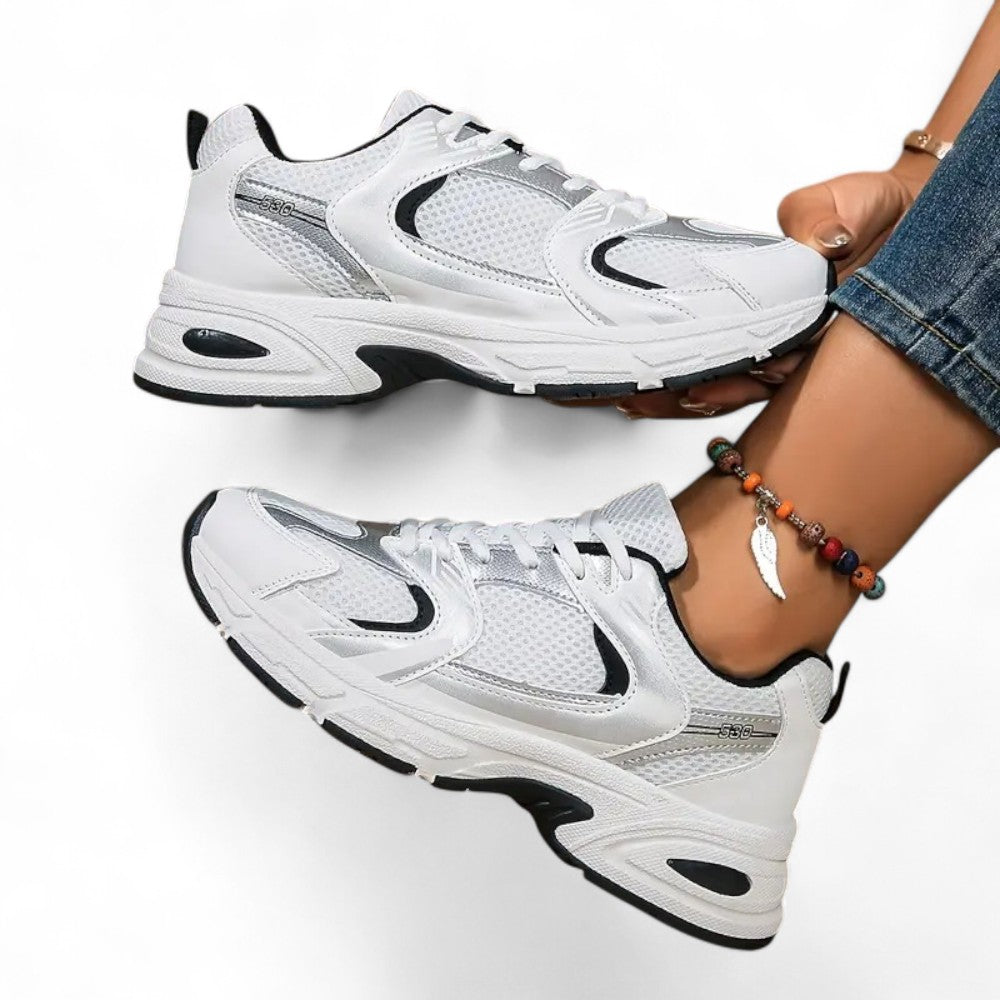 Luma Fashion Damen Sneaker Mesh Atmungsaktiv Bequem und Langlebig