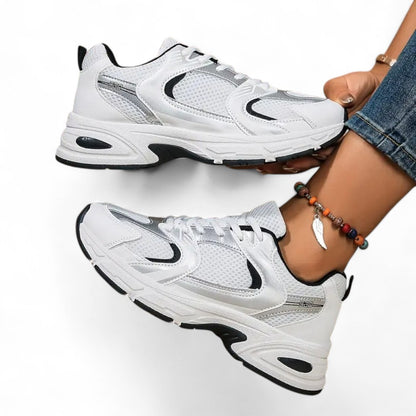 Luma Fashion Damen Sneaker Mesh Atmungsaktiv Bequem und Langlebig