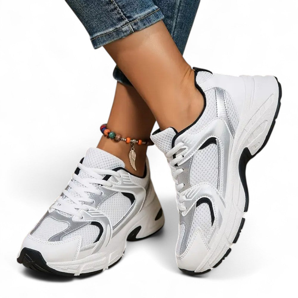 Luma Fashion Damen Sneaker Mesh Atmungsaktiv Bequem und Langlebig