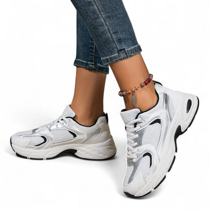 Luma Fashion Damen Sneaker Mesh Atmungsaktiv Bequem und Langlebig