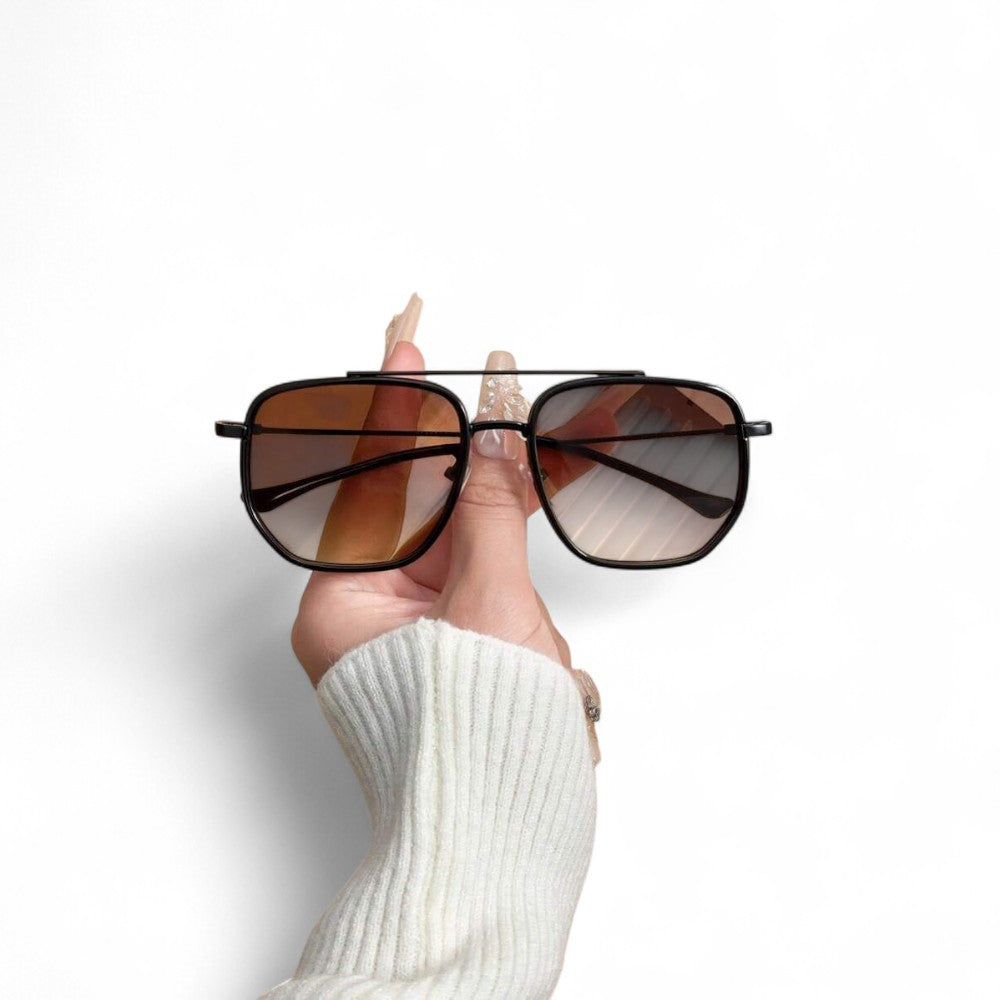 Luma Lux Damen Sonnenbrille Quadratisch Pilotenfassung Bequem und Elegant