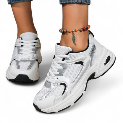 Luma Fashion Damen Sneaker Mesh Atmungsaktiv Bequem und Langlebig