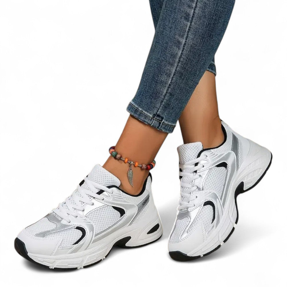 Luma Fashion Damen Sneaker Mesh Atmungsaktiv Bequem und Langlebig
