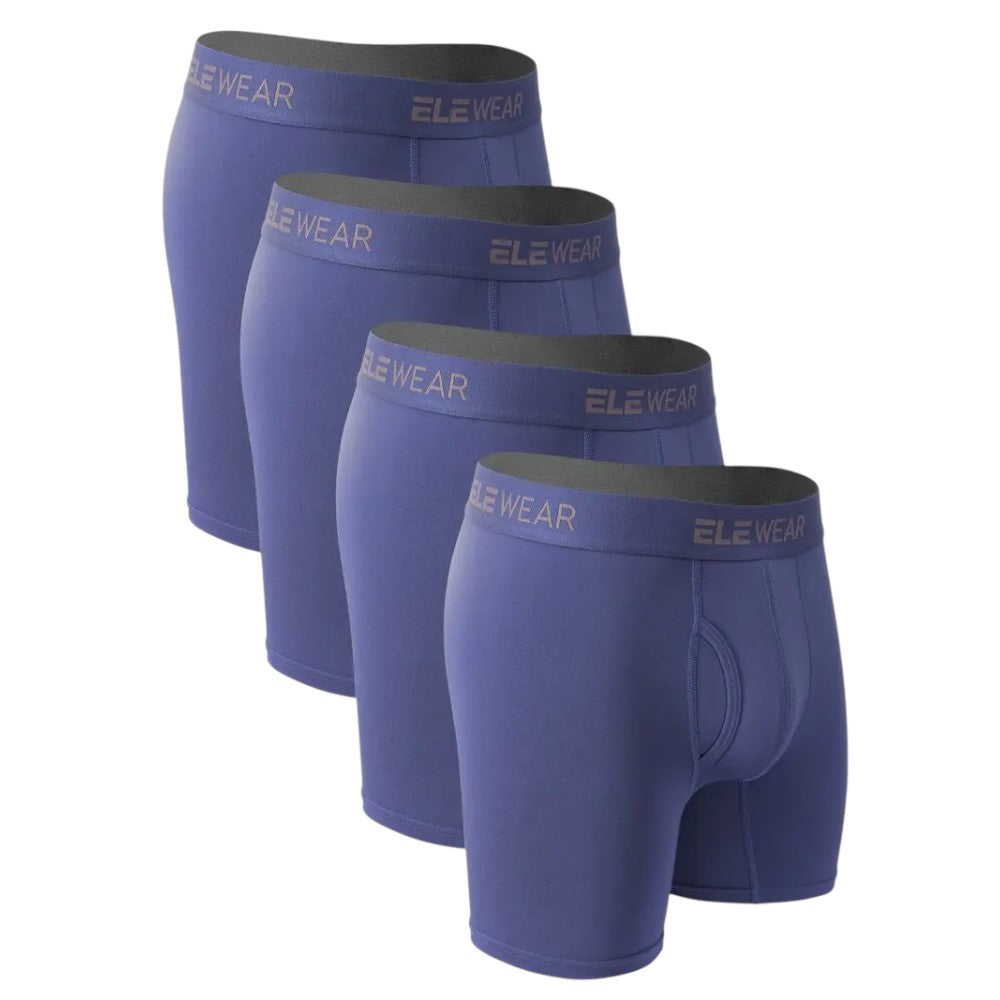 4er Set EleWear Herren Unterhose Atmungsaktiv Bequem und Strapazierfähig