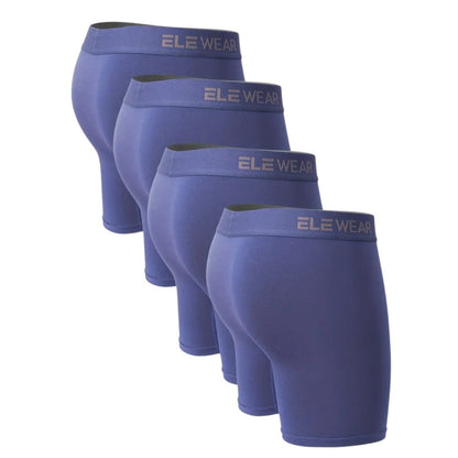 4er Set EleWear Herren Unterhose Atmungsaktiv Bequem und Strapazierfähig
