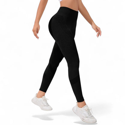 FlexFit Damen Leggings Hohe Taille Nahtlos Schnell Trocknend Bequem und Langlebig