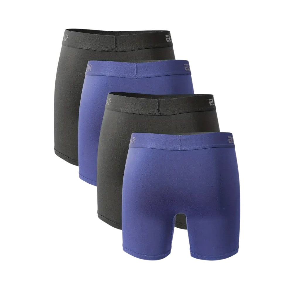 4er Set EleWear Herren Unterhose Atmungsaktiv Bequem und Strapazierfähig