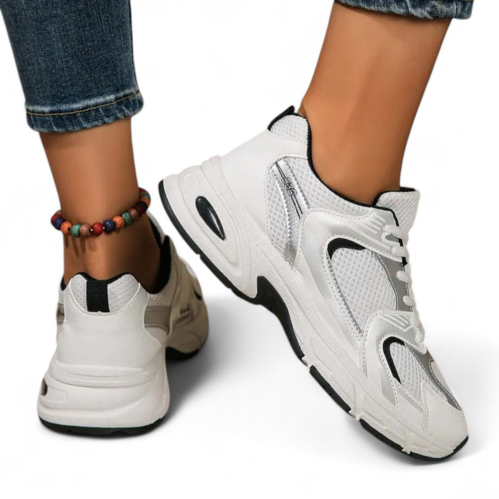 Luma Fashion Damen Sneaker Mesh Atmungsaktiv Bequem und Langlebig