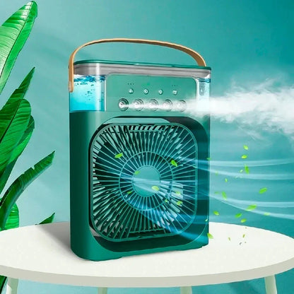 Mini Tischklimatisator 3 in 1 — Tragbarer Luftbefeuchter und Ventilator