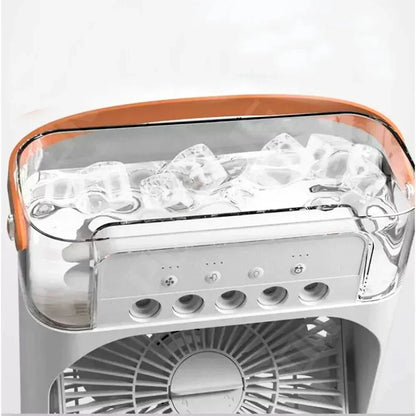 Mini Tischklimatisator 3 in 1 — Tragbarer Luftbefeuchter und Ventilator