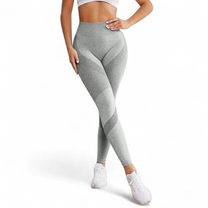 FlexFit Damen Leggings Hohe Taille Nahtlos Schnell Trocknend Bequem und Langlebig