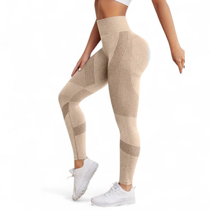 FlexFit Damen Leggings Hohe Taille Nahtlos Schnell Trocknend Bequem und Langlebig