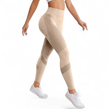 FlexFit Damen Leggings Hohe Taille Nahtlos Schnell Trocknend Bequem und Langlebig