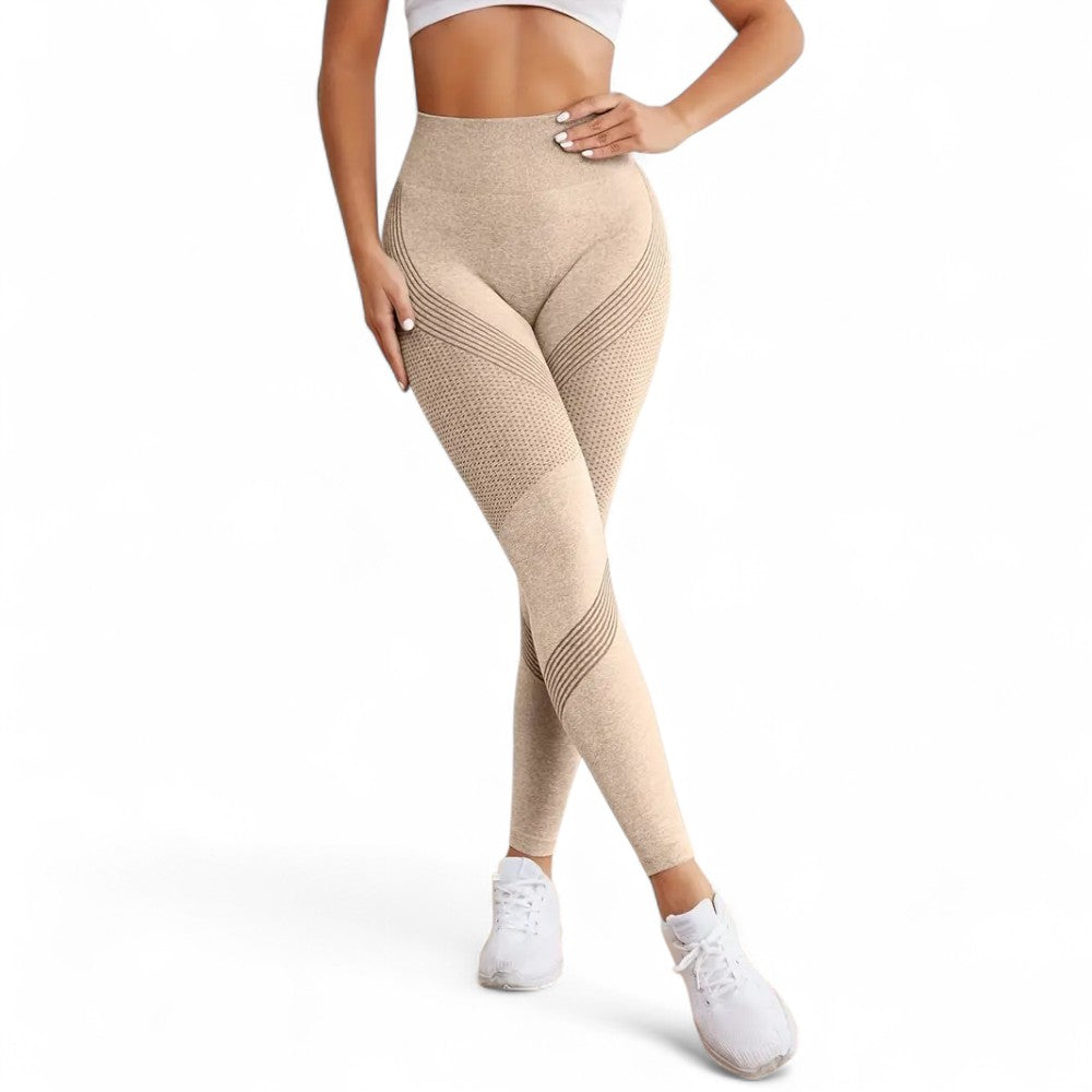 FlexFit Damen Leggings Hohe Taille Nahtlos Schnell Trocknend Bequem und Langlebig