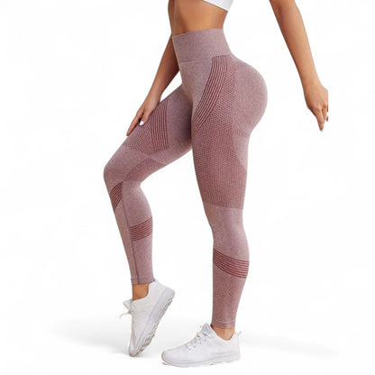 FlexFit Damen Leggings Hohe Taille Nahtlos Schnell Trocknend Bequem und Langlebig