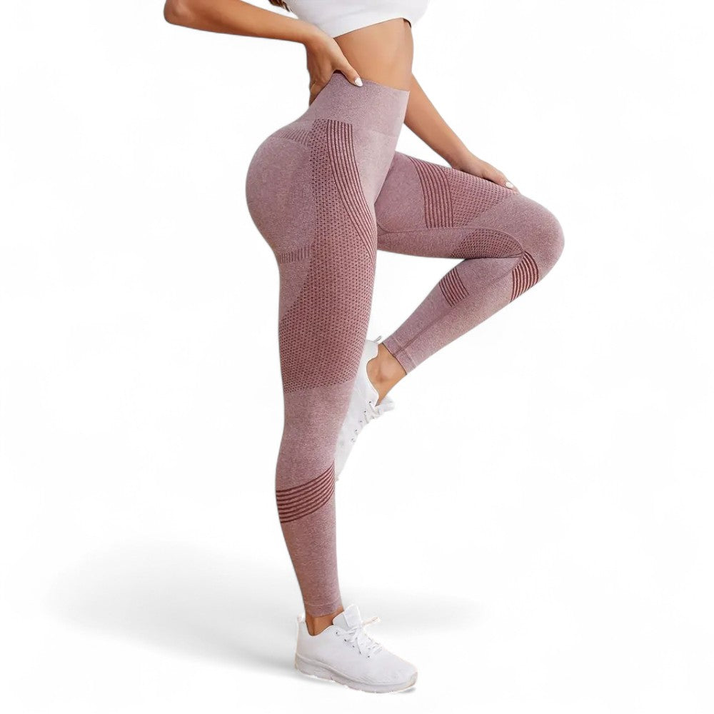 FlexFit Damen Leggings Hohe Taille Nahtlos Schnell Trocknend Bequem und Langlebig
