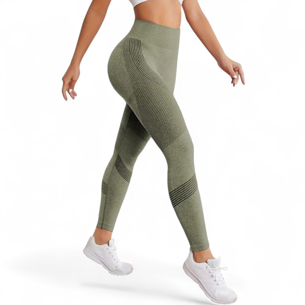 FlexFit Damen Leggings Hohe Taille Nahtlos Schnell Trocknend Bequem und Langlebig