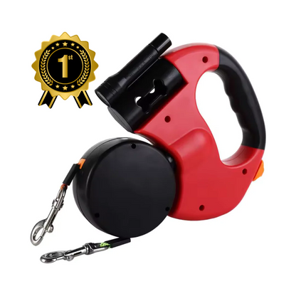 Duo Anti-Tangle Leash PetSafe Walk – Doppelleine für Haustiere ohne Verheddern, Sicher & Bequem