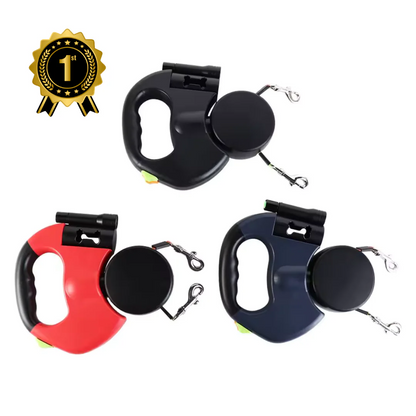 Duo Anti-Tangle Leash PetSafe Walk – Doppelleine für Haustiere ohne Verheddern, Sicher & Bequem