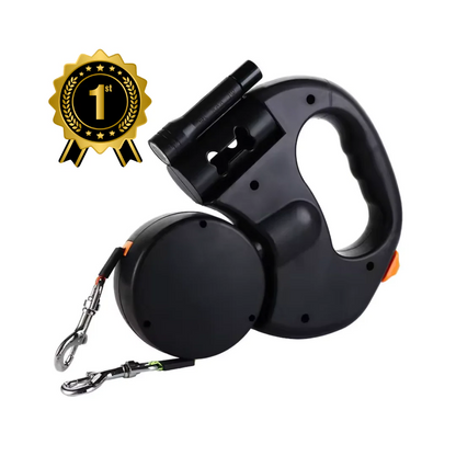 Duo Anti-Tangle Leash PetSafe Walk – Doppelleine für Haustiere ohne Verheddern, Sicher & Bequem